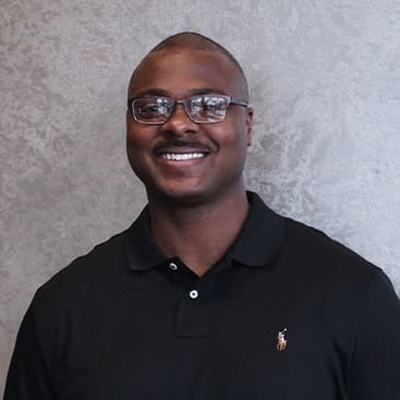 Man Wearing Glasses Smiling