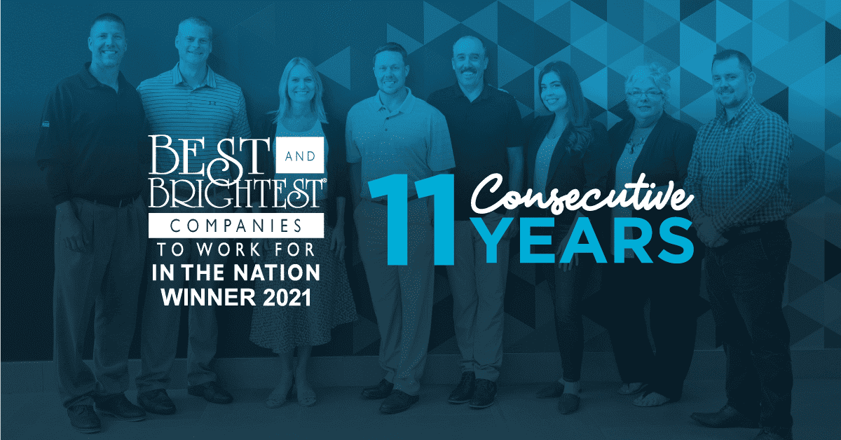 Best and Brightest 11 consecutive years