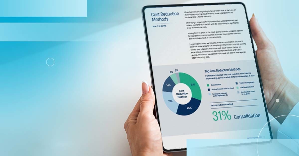 Data Center & Infrastructure Report on Tablet | Service Express