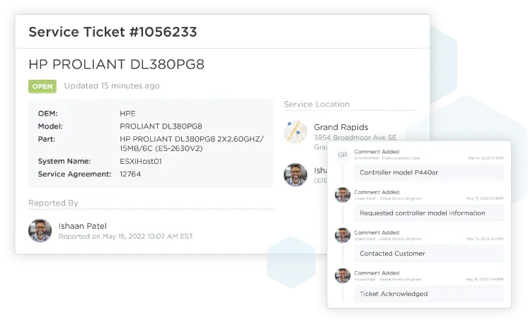 An image of the ExpressConnect® Ticketing platform