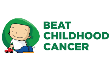 Beat childhood cancer logo