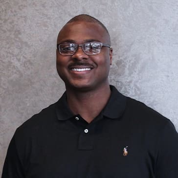 Man Wearing Glasses Smiling