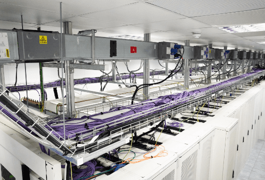 An image of the inside of our UK Data Centre